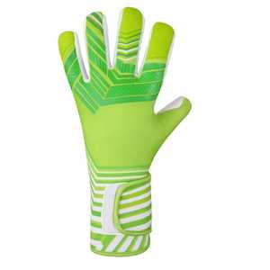 Guantes de Portero de Fútbol de Látex Alemán 100% Profesional, Alta Calidad, 4mm, Zona de Abrasión con Impresión de Silicona en la Palma Delantera - Product Image 1