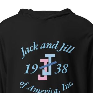 Camiseta de Manga Larga con Capucha y Letras Azules Jack and Jill, Cómoda, Informal, Ligera, con Diseño Gráfico Personalizado para Uso Diario - Product Image 6