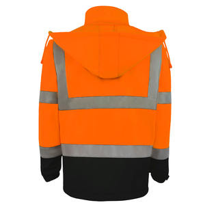 High Quality ANSI Class 2 Reflective Waterproof Winter <b>Worker</b> Safety <b>Jacket</b> with Custom Logo OEM Brand Wholesale - Product Image 3