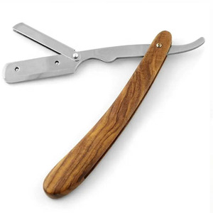 Straight Edge Barber Razor Holder for Close Shaving Blade Razor for <b>Men</b> Edge Blades Case - Product Image 5