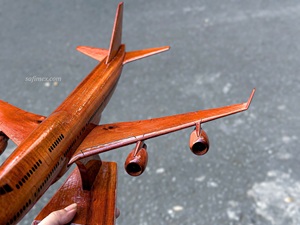 Modelo a Escala de Madera del Boeing 747, Kit de Construcción de Madera a Tamaño Real de Fábrica en Vietnam/Avión de Madera B747 a Escala, Hecho de Madera Sólida en Vietnam - Product Image 3