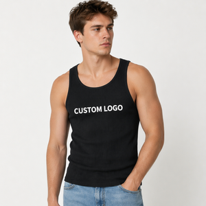 Camiseta sin Mangas para Hombre, 100% Algodón, Secado Rápido, Transpirable, Informal, para Gimnasio y Entrenamiento, Tejido de Punto de 180g para Ropa Deportiva - Product Image 6