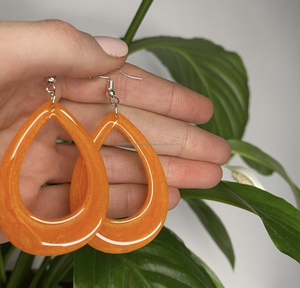 Pendientes Vintage Acrílico Cc Forma Acetato Stud Tortuga Shell Aro Geométrico Resina Pendientes Declaración Joyería Nueva Llegada Pendientes - Product Image 2