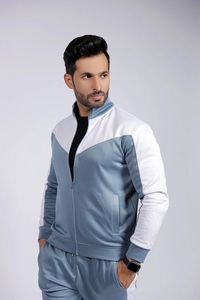 Conjunto Deportivo Personalizado para Hombre, Chaqueta y Pantalón de Chándal de Poliéster/Algodón 2 en 1 para Invierno, Ropa Deportiva al por Mayor OEM, Traje para Correr, Ropa Deportiva para Gimnasio, con Logotipo Personalizado - Product Image 2