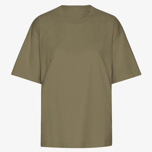 T-shirts oversize pour femmes fabriqués directement en usine, style vintage, coupe ample, mélange de coton, décontractés, faible MOQ. - Product Image 5