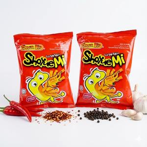 Snacks inflados picantes de ajo y chile, aperitivos populares de Malasia, proveedor de alimentos picantes, bajo precio, muestras gratuitas, productos - Product Image 3