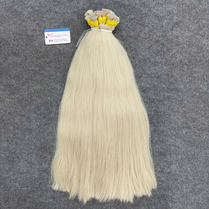 Precio al por mayor: Extensiones de cabello humano virgen Remy vietnamita de alta calidad para trenzar, paquetes de cabello a granel. - Product Image 4