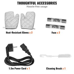 Pressa per Olio Elettrica in Acciaio Inox 700W, Temperatura Costante 140°C/284°F, Estrattore d'Olio a Pressione a Caldo - Product Image 6