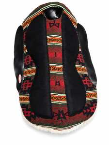 Tapis de selle Western Mustang avec doublure en polaire et tissu à motifs pour l'équitation - Product Image 2