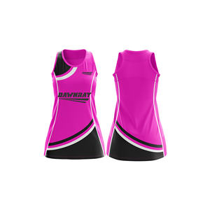 Tenue d'équipe de netball à séchage rapide |   Uniforme de netball par sublimation avec logo, nom et numéro de l'équipe |   Polyester respirant - Product Image 5