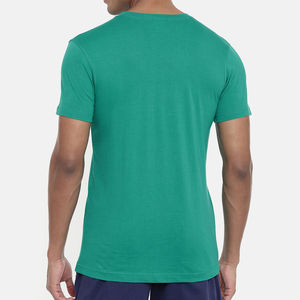 T-shirt pour homme personnalisé avec impression sur mesure, échantillon gratuit, étiquette privée, col souple, logo personnalisé, 100% coton, haute qualité, respirant - Product Image 3
