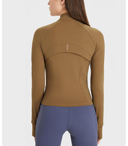 Nueva Chaqueta Deportiva de Otoño para Mujer, Ajustada, para Fitness, Running, Yoga, con Cierre Completo, Manga Larga, Transpirable - Product Image 6