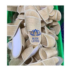 SUPERIOR MATERIAL Loofah <b>Slippers</b> For Shower Use And Foot Massage Soft Plant Fiber Spa Sandals - Product Image 1