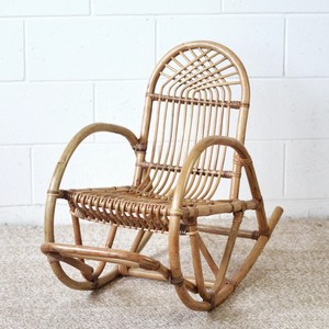 Recliner rocker <b>chair</b> luxury style patio bedroom furniture sustainable <b>cane</b> rattan rocking <b>chairs</b> - Product Image 5