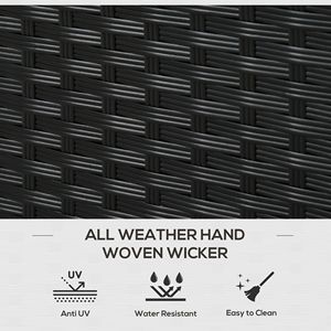 Contenitore Impermeabile in Rattan per Esterni, Porta Asciugamani da Patio con Rivestimento per Cuscini e Accessori Piscina, Cappotti da Donna - Product Image 5