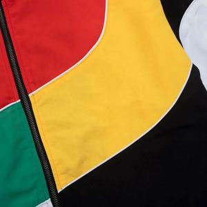 Chaquetas Cortavientos de Nailon y Poliéster para Hombre, de Secado Rápido, con Bloques de Color Personalizados, Transpirables, de Talla Grande, Estilo Vintage Retro, Resistentes al Viento, para Deportes al Aire Libre - Product Image 4