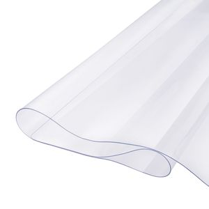 Tovaglia in Plastica Trasparente Monouso 48 x 48 Pollici, Spessore 1,5 mm, Impermeabile, Facile da Pulire, Tappetino Protettivo Quadrato in PVC per Scrivania, Facile da Usare - Product Image 5