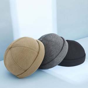 Gorro de Invierno para Hombre, Estilo Marinero, Color Melón, Versátil, de Color Sólido, para Mujer, Moderno, para el Frío, Estilo Yippie, para la Playa, 100% Algodón - Product Image 3