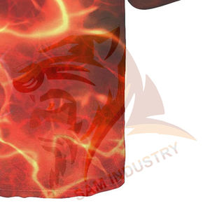 Nueva llegada de camisetas de sublimación para hombre a precio económico, transpirables, sostenibles y con diseño de sublimación personalizado. - Product Image 4