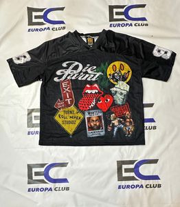 Camisetas de Fútbol Americano Unisex de Bajo Precio, Tejidas en Malla, Cuello en V, Estilo Urbano, en Venta - Product Image 1