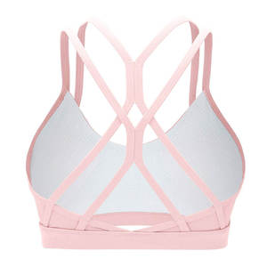 Soutien-gorge de sport pour femme, couleur unie, grande taille, léger, respirant, maintien élevé, extensible dans quatre directions, sans coutures, pour yoga, gym et entraînement - Product Image 5
