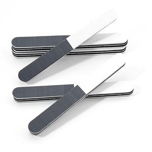 Ensemble professionnel de limes à ongles jetables double face en acier inoxydable avec disques de ponçage grain 100/180 - Product Image 3