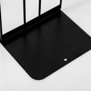 Soporte de hierro para libros, estante antideslizante para escritorio, organizador de almacenamiento multiusos para mesa de estudio y oficina - Product Image 2