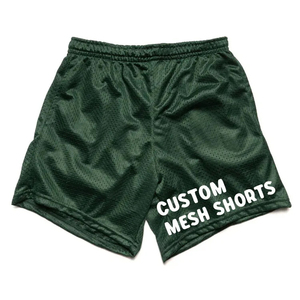 2026 New Custom Print Logo Eco-Friendly Solid Casual Men's <b>Mesh</b> Shorts Polyester/Cotton Sports Running Wholesale <b>Mesh</b> short - Product Image 2