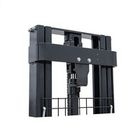 Nouveau transpalette tout-terrain 1,5 tonne 3m 550 à stabilisateurs étroits, propulsion arrière, couleur personnalisable en option, vérin de support latéral pour une hauteur de levage supérieure à 3m