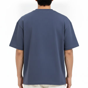 เสื้อยืดคุณภาพสูง ผ้าฝ้าย 100% สวมใส่สบาย ทรงบ็อกซี่ น้ำหนักเบา สไตล์สตรีทแวร์ ลายเรียบ ไหล่ตก เหมาะสำหรับใส่ในฤดูร้อน - Product Image 6