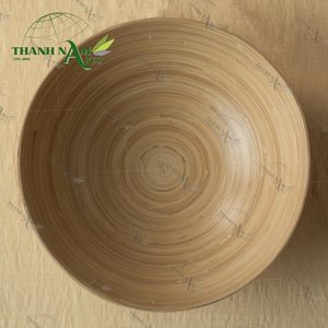 Bol de nouilles jetables écologiques faites à la main du Vietnam Salade durable servant du bambou rustique avec un design élégant - Product Image 3