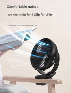 Ventilateur portatif sans pales Gongtian F25 rechargeable, 4 vitesses, à commande par bouton, alimenté par batterie, pour usage domestique - Product Image 2