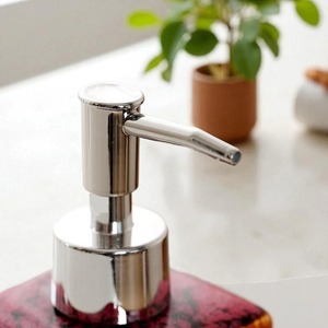 Decorative Antique Marble Soap <b>Dispenser</b> <b>Pump</b> <b>Bottle</b> For Bathroom Vanity Countertop And Luxury Decor Wholesale From India - Product Image 3