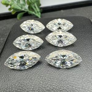 Diamante suelto de corte marquesa, cultivado en laboratorio, color blanco D, claridad VVS2, certificado por IGI, para la fabricación de joyas, venta al por mayor para compromisos. - Product Image 3