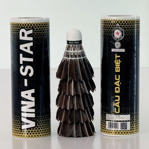 Volant de badminton léger à prix abordable en bois avec plumes d'oie noires de classe A pour l'entraînement scolaire et les clubs - Product Image 3
