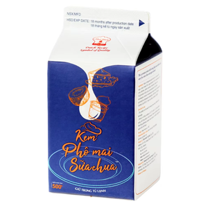 ผู้ผลิตขายส่งครีมเทียมแบบไม่ใช้นมจากโรงงานโดยตรง รับผลิตแบบ OEM/ODM ฮาลาล โยเกิร์ต ชีส ครีมเทียมสำหรับของหวาน 500 กรัม สำหรับกาแฟและชานม - Product Image 1