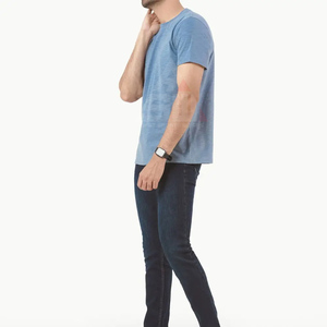 T-shirts décontractés pour hommes de haute qualité, manches courtes, motif uni rouge et noir sur le devant, service OEM, respirant, séchage rapide, col rond - Product Image 5