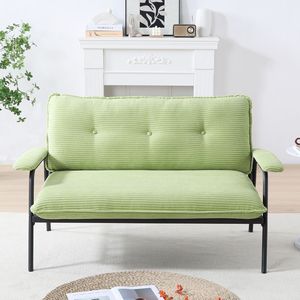 Canapé vert de 53 pouces pour petits appartements, aménagement spacieux pour divers scénarios de salon et soirées cinéma - Product Image 2