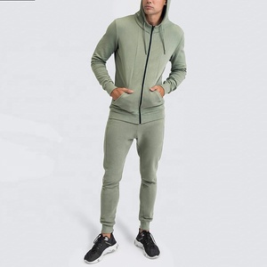Wholesale Eco-Friendly Men's <b>Jogging</b> Tracksuit Breathable Gym Training Track Suits Custom OEM Logo Front Plus XXL for Winter - Product Image 3