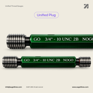 เกจวัดเกลียวแบบ Unified รุ่น 2B/3B หมายเลข NO3-48 UNC/NO3-56 UNF/NO4-40 UNC/NO4-48 UNF GO NOGO สำหรับตรวจสอบเกลียวภายใน - Product Image 3