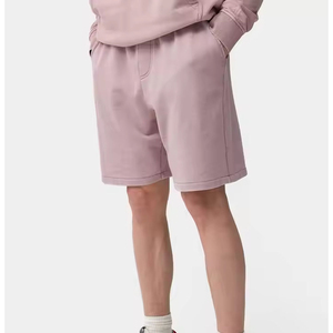 <b>Men's</b> <b>Shorts</b> Custom High Quality 100% Cotton Fleece Screen Printing With Embroidery <b>Patch</b> <b>Shorts</b> Mid-Length Fleece <b>Shorts</b> - Product Image 3