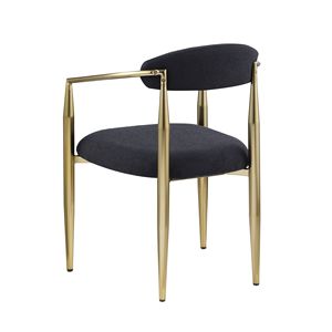 Set di 2 Sedie da Pranzo Woker in Stile Mid-Century Modern, Sedie per Cucina e Sala da Pranzo con Schienale in Boucle e Rivestimento in Sherpa - Product Image 5