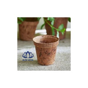 Pot en fibre de coco écologique disponible |   Pot de culture rond biodégradable pressé à chaud - Product Image 1