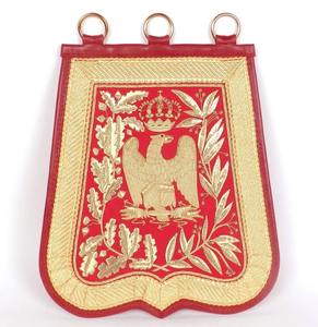 Badges brodés en fil d'or sur mesure, à coudre ou thermocollants, drapeau brodé en fil d'or fait main - Product Image 3