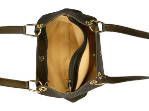 Bolso Tote de Cuero Genuino de Alta Calidad, Color Personalizado, Gran Capacidad, para Mujer, Resistente, con Dos Asas, Logotipo OEM, Casual y Elegante - Product Image 5