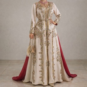 ชุดเดรสคาฟตันแบบเรียบง่ายสไตล์อาหรับ ดูไบ อบายา สำหรับสตรีชาวมุสลิม ชุดคลุมยาวถึงพื้นสำหรับเดือนรอมฎอน ชุดคลุมแบบอาหรับ อิสลาม เป็นมิตรกับสิ่งแวดล้อม ระบายอากาศได้ดี - Product Image 2