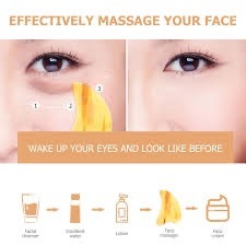 Tabla de Masaje Facial Ovalada de Cuerno de Búfalo Ecológica de ILAHI, Acabado Pulido, Modelo Uttar Pradesh ICOHFM-12287 para la Cara - Product Image 1