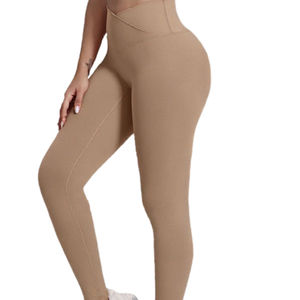 Leggings Deportivos de Cintura Alta para Mujer con Logotipo Personalizado, Elásticos, Cómodos, Transpirables, para Fitness, Yoga y Entrenamiento - Product Image 6