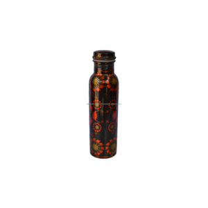 Printed Theme Copper <b>Bottle</b> Highly Polished for Drinking Design Indoor Home and Outdoor Camping Design <b>Metal</b> <b>Water</b> <b>Bottles</b> - Product Image 1