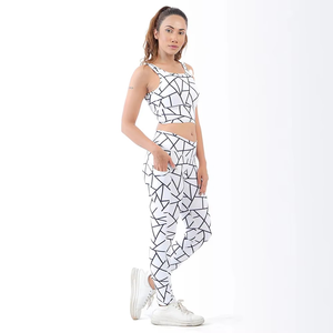 Conjuntos Deportivos para Mujer, Hechos a Medida, Manga Corta, Servicio OEM, Calidad Premium, Nueva Llegada, Bra Deportivo y Leggings para Gimnasio - Product Image 5